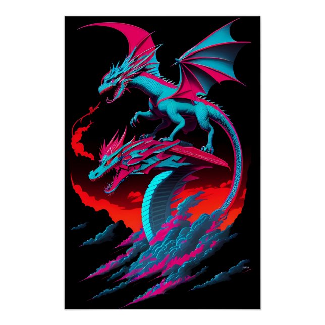 Poster The Dragon Surf Rider (Devant)