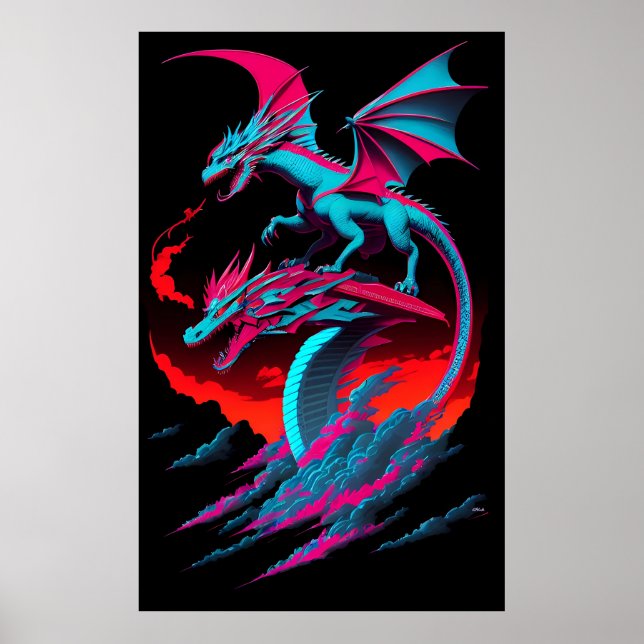 Poster The Dragon Surf Rider (Devant)