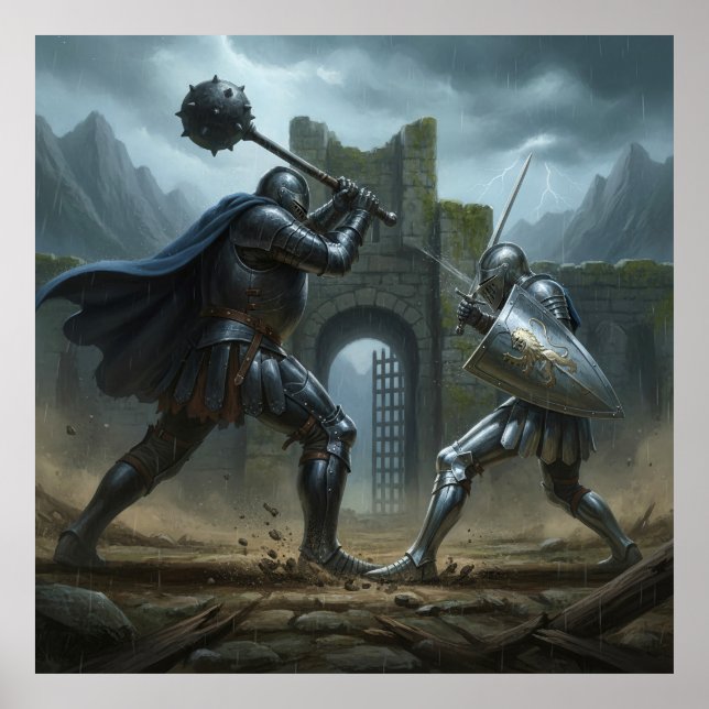 Poster The Duel (Devant)