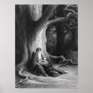Poster The Enchanter Merlin and the Fairy Vivien