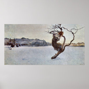 Poster The evil mothers by Giovanni Segantini