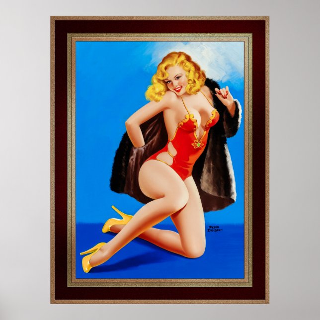 Poster The Feed Of Mink par Peter Driben (Devant)