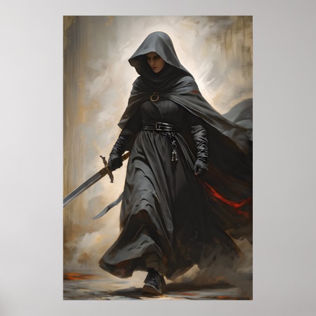 Poster The Fighting Nun (Devant)