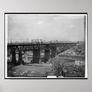 Poster The Flats, Cleveland c1900