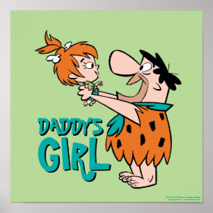 Poster The Flintstones   Fred & Pebbles - Daddy's Girl