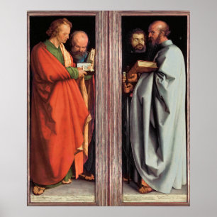 Poster The Four Apostles by Albrecht Dürer