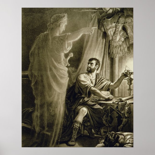 Poster The Ghost of Julius Caesar, in the play by William (Devant)