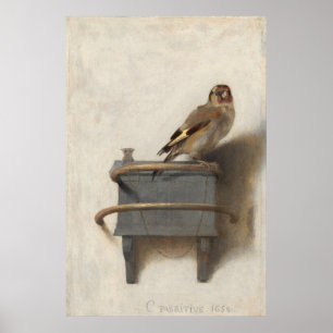 Poster The Goldfinch By Carel Fabritius