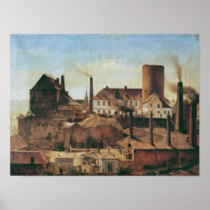 Poster The Harkort Factory at Burg Wetter, c.1834