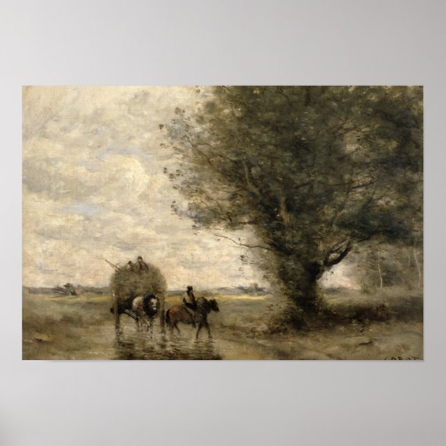 Poster The Haycart, c. 1860 (Devant)