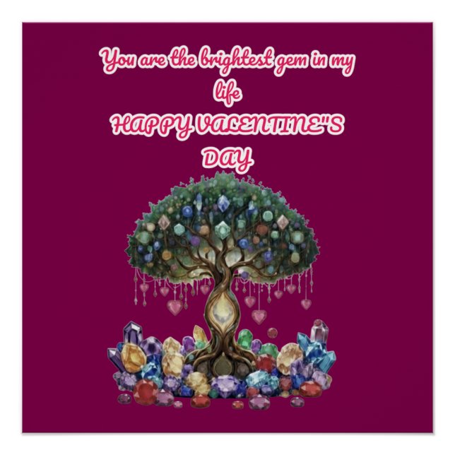 Poster The Heart of the Gem Tree: A Romantic Valentine's  (Devant)