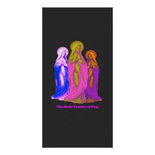 Poster The Holy Trinity of Pop Vierges Marie Multicolores