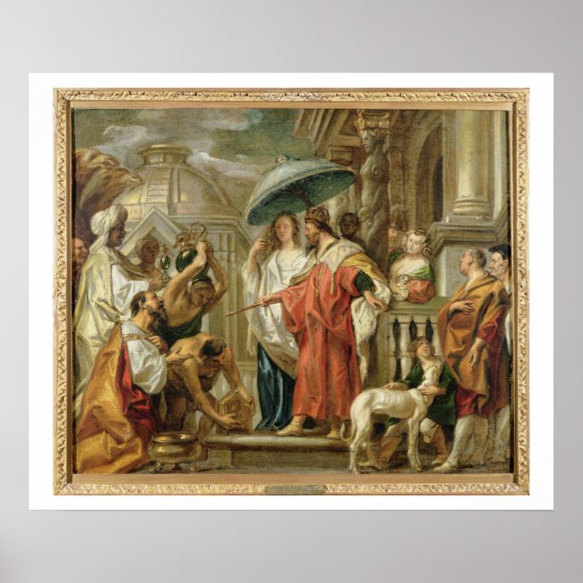 Poster The Homage of Caliph Harun Al-Rashid to Charlemagn (Devant)