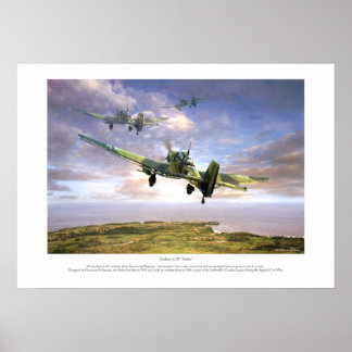 Poster The Junkers Ju 87 " Stuka "