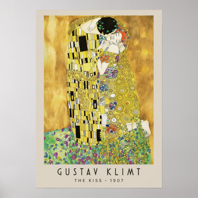 Poster The Kiss (Devant)