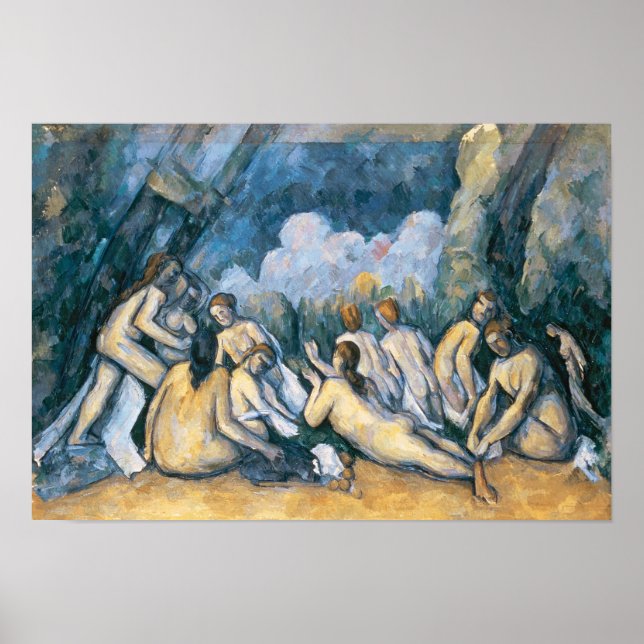 Poster The Large Bathers, c.1900-05 (Devant)