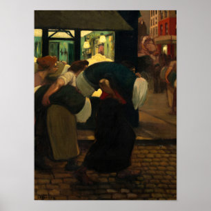 Poster The Laundresses, 1899 by Theophile Steinlen