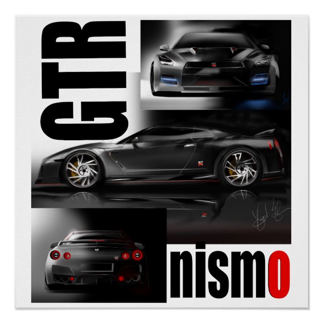 Poster The Legendary Supercar GTR Godzilla (Devant)