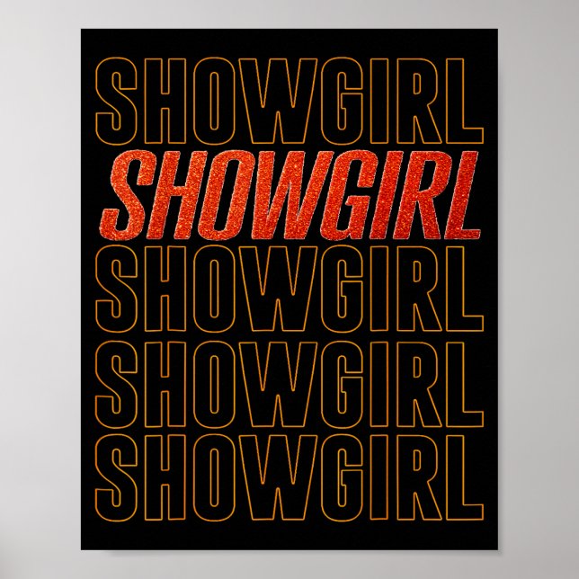 Poster The Life Of A Show Girl  (Devant)