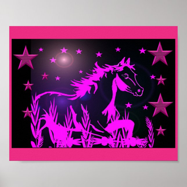 Poster The little sweet pony (Devant)