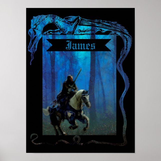 Poster The Lone Knight: A Journey Through the Mist (Devant)