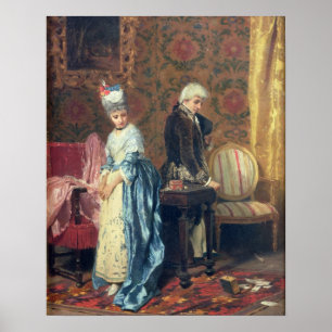 Poster The Lovers' Tiff, 1872 (huile sur panneau)