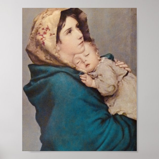 Poster The Madonna Of The Streets By Roberto Ferruzzi (Devant)