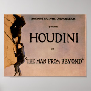 Poster The Man from Beyond (film Houdini, 1922)