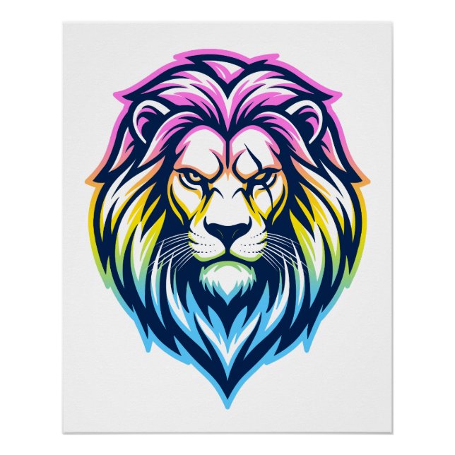 Poster The Mighty Lion - Pan-Sovereign 'Global-Spectrum'  (Devant)