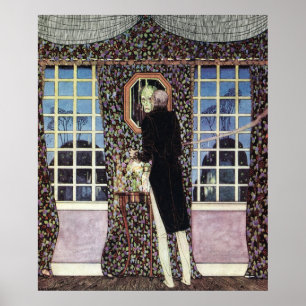 Poster The Mirror by Kay Nielsen
