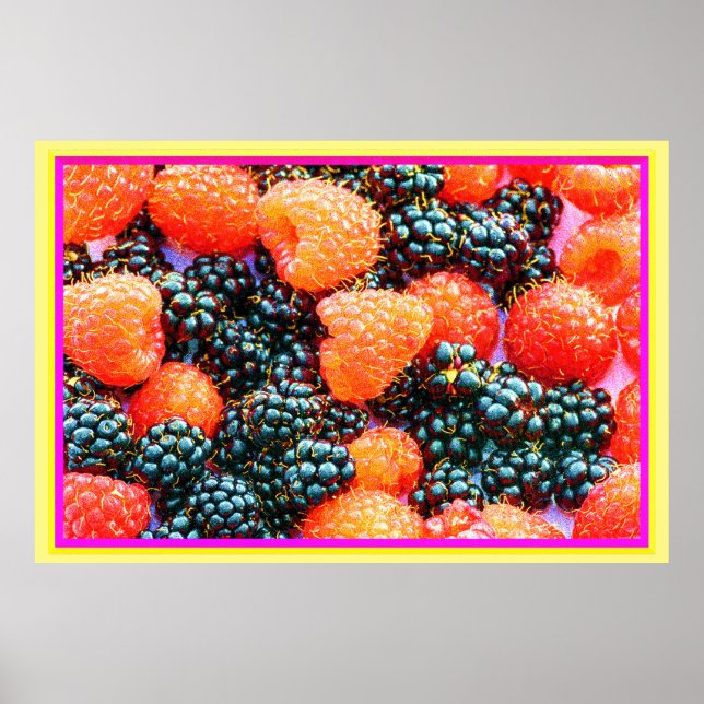 Poster "The Mix of Berries" jolie photo. Commandez dès ma (Devant)