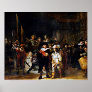Poster The Night Watch, Rembrandt, 1642