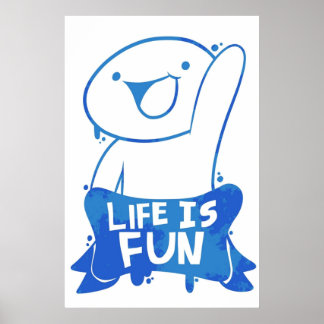 Poster The Odd1sOut Life is Fun Graffiti