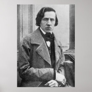 Poster The Only Known Photograph of Frederic Chopin