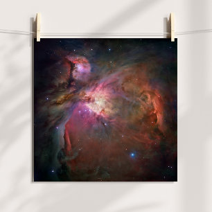 Poster The Orion Nebula - Pink