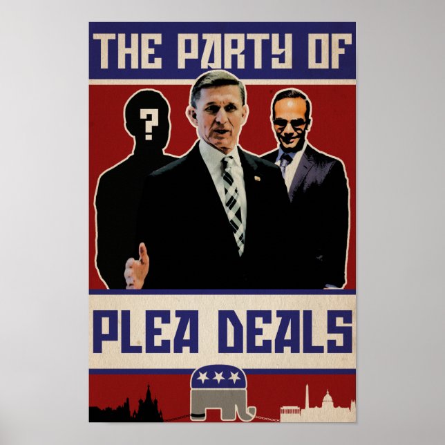 Poster "The Party of Plea Deals" (Vorne)
