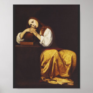 Poster The Penitent Mary Magdalene by Giacomo Galli