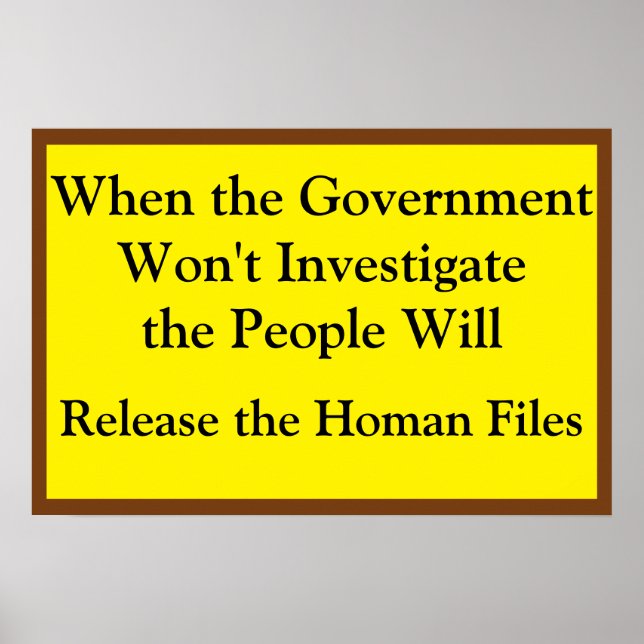 Poster The People Will Investigate (Devant)