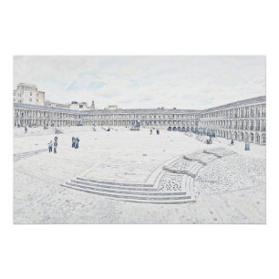 Poster The Piece Hall Halifax – Yorkshire de l'Ouest hist