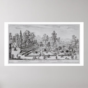 Poster The pleasure garden and Pavilion of Pope Pius IV (