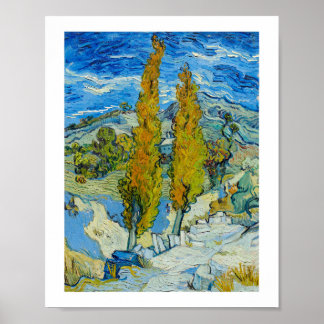 Poster The Poplars at Saint Remy 1889 par Vincent van Gog