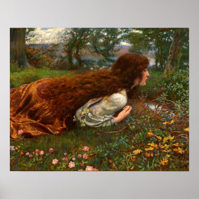 Poster The Princess Out of School by Edward Robert Hughes (Devant)