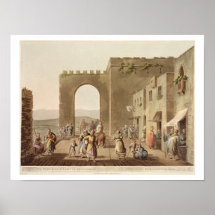 Poster The Principal Street à Bethléem, from 'Views of