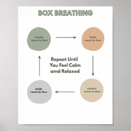 Poster The Quiet Grove Box Breathing Calming Corner