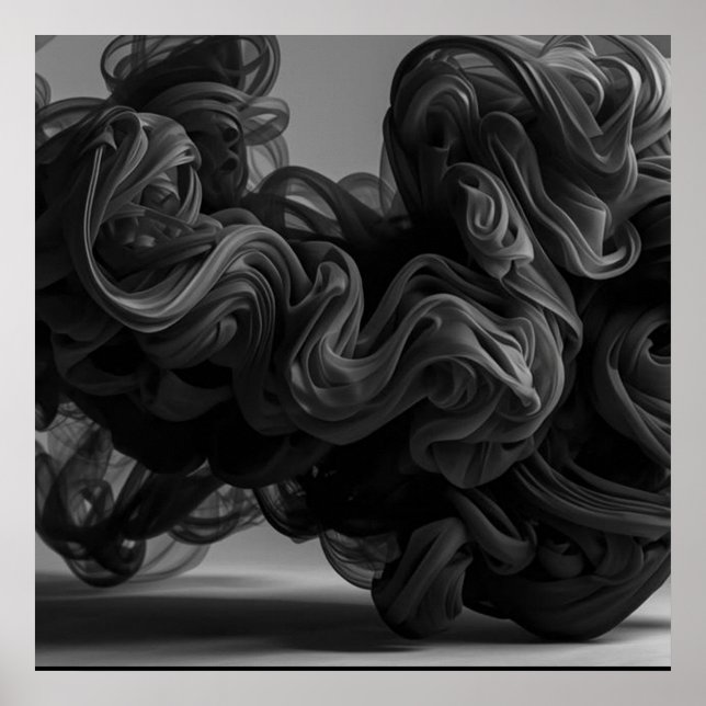 Poster The Quintessential Cloud of Black Smoke on a Wall (Devant)