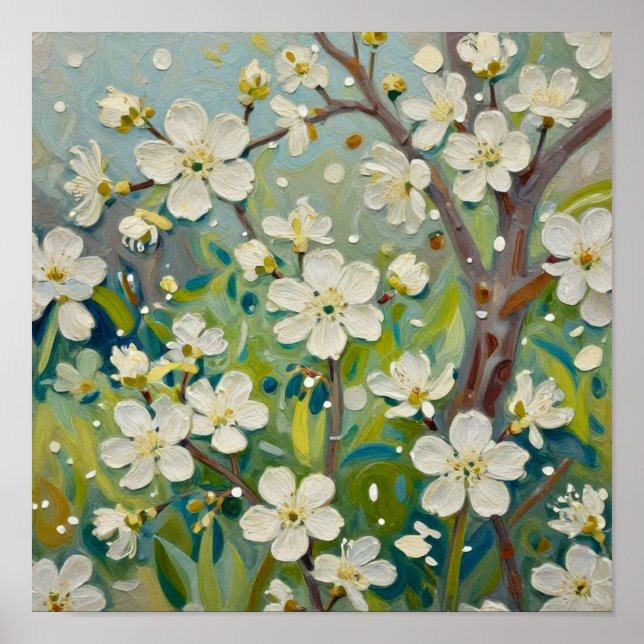 Poster The Radiant Awakening: A Textural Symphony (Devant)