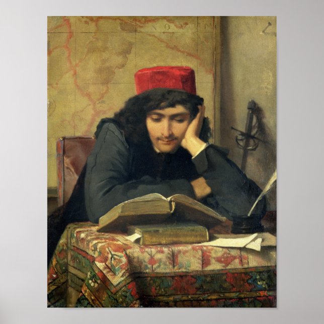 Poster The Reader, 1856 (Devant)