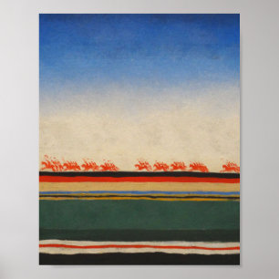 Poster The Red Cavalry By Kazimir Malevich