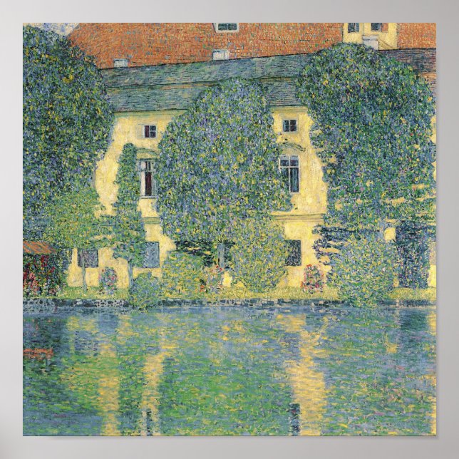 Poster The Schloss Kammer on the Attersee III, 1910 (Devant)