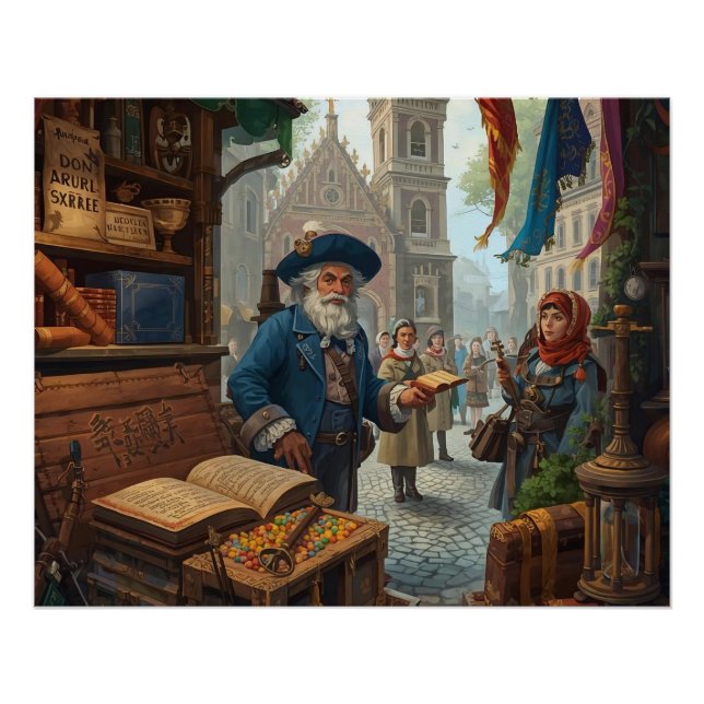 Poster The Scholar’s Market (Devant)